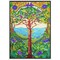 The Tree of Life inspired by Louis Comfort Tiffany Counted Cross Stitch Pattern